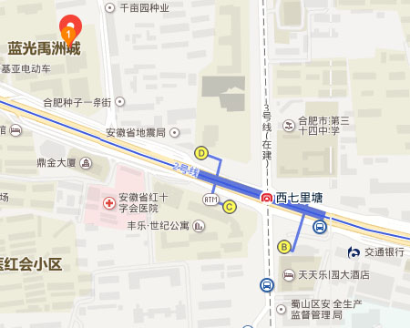 天服合肥地图
